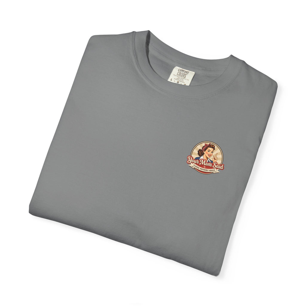 T-Shirt — “Your Mom Said You Can't Fix Stupid But You Can Buffer It With A 12-Pack” Beer Graphic Tee