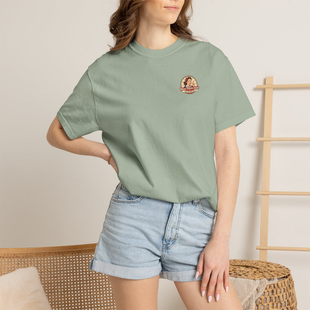 T-Shirt — “Your Mom Said You Can't Fix Stupid But You Can Buffer It With A 12-Pack” Beer Graphic Tee