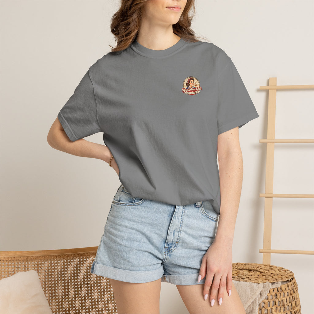 T-Shirt — “Your Mom Said You Can't Fix Stupid But You Can Buffer It With A 12-Pack” Beer Graphic Tee