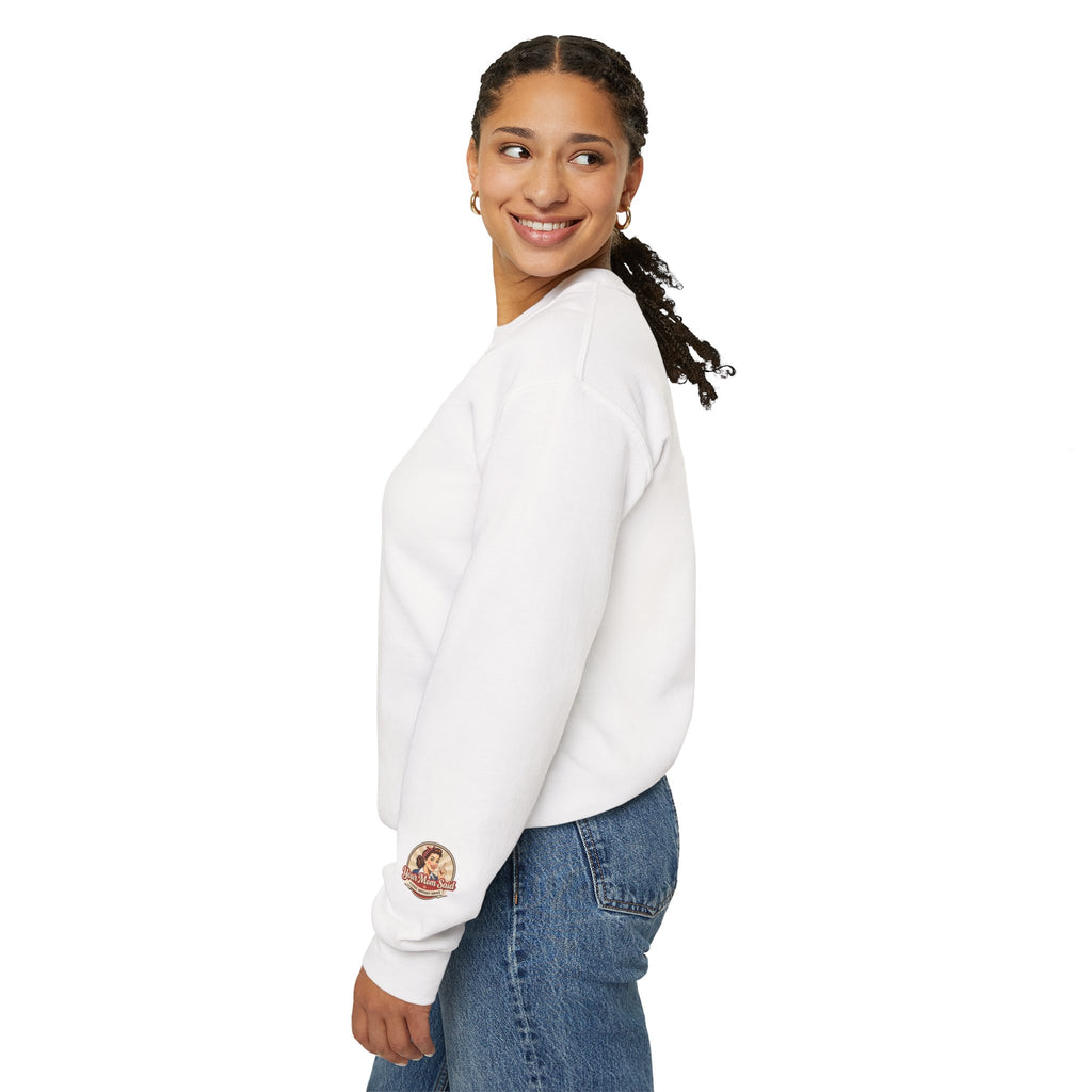 Your Mom Said Crewneck Sweatshirt - Vintage Script Casual Pullover