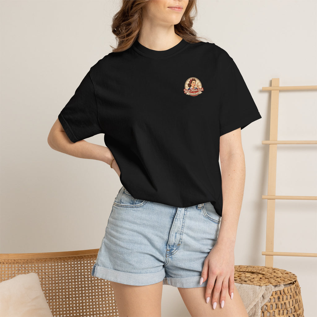 T-Shirt — “Your Mom Said You Can't Fix Stupid But You Can Buffer It With A 12-Pack” Beer Graphic Tee